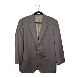 Ermenegildo Zegna Blazer Jacket Mitchells Westport Sport Coat Tan Size 54R US 44